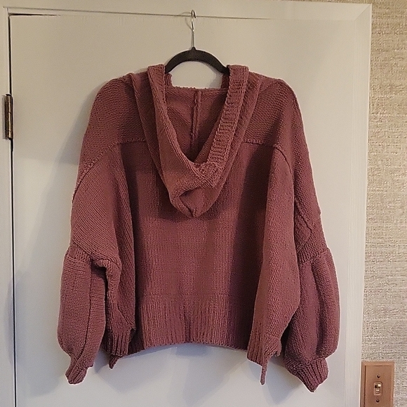 POL Pink Hooded Chenille Sweater - Picture 5 of 5